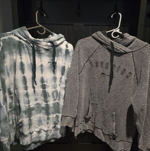 Love Pink Gray Hoodie and Tie-Dye Hoodie Set